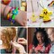 Friendship Bracelet Making Kit, Kandi Pony Beads for Jewelry Making, Hair Beads Braids with Letter Beads and Charms Gifts for Teen Girls Crafts for Girls Ages 8-12 (15colors 1box)